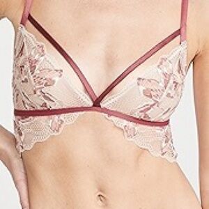 Cosabella Paradise Triangle Bralette and Ouvert Bikini panty